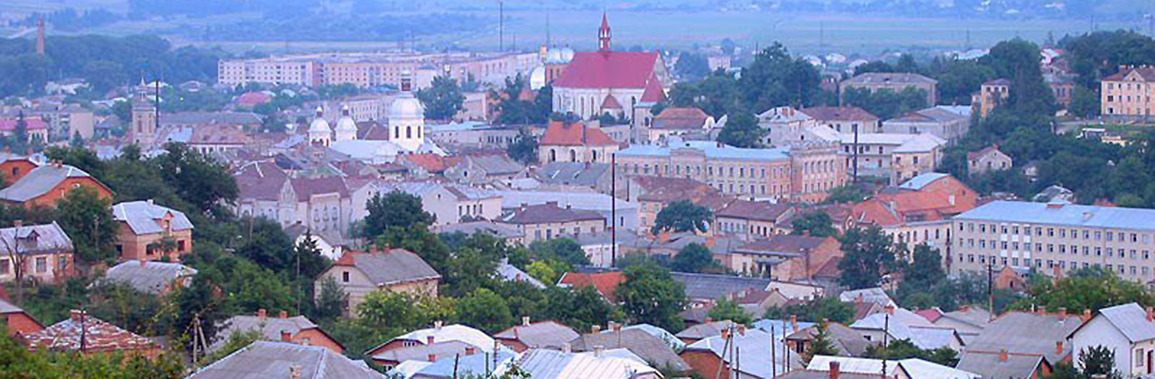 Panorama Brzeżan. Źródło: ww.castles.com.ua 