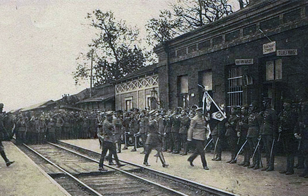 Piłsudski w Berdyczowie. Źródło: mozberd.com.ua