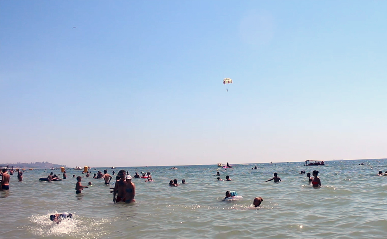 Plaża w Koblewo w obwodzie odeskim