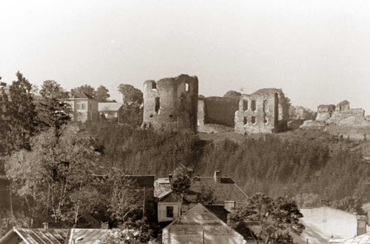 Ruiny zamku w Buczaczu. Źródło - NAC