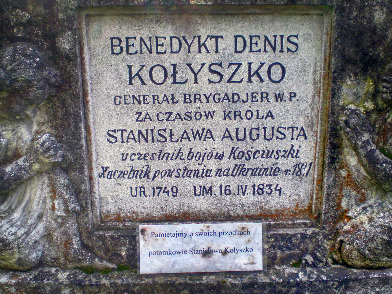 Mogiła gen. Kołuszki na Cmentarzu Łyczakowskim. Źródło: Wikipedia