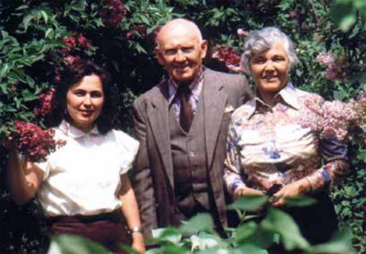 Tadeusz Drzewicki z małżonką (po lewej)