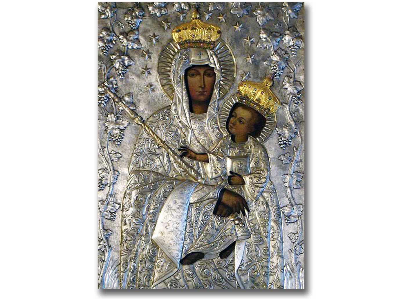 Cudowny obraz Matki Bożej Latyczowskiej, który obecnie znajduje się w Lublinie