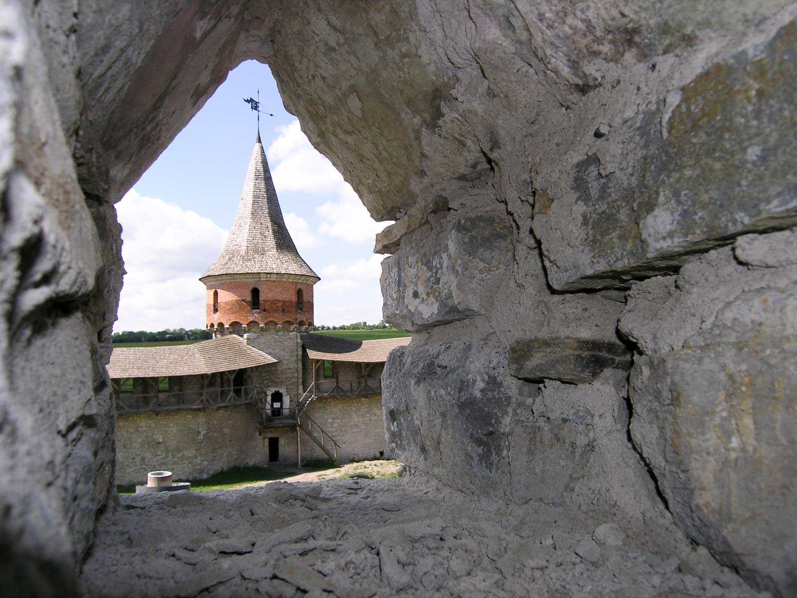 Fragment fortecy w Kamieńcu Podolskim