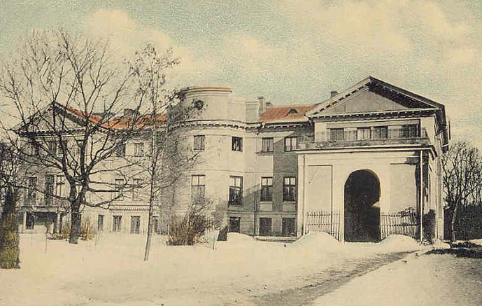 Mało znane zdjęcie sanguszkowskiego pałacu