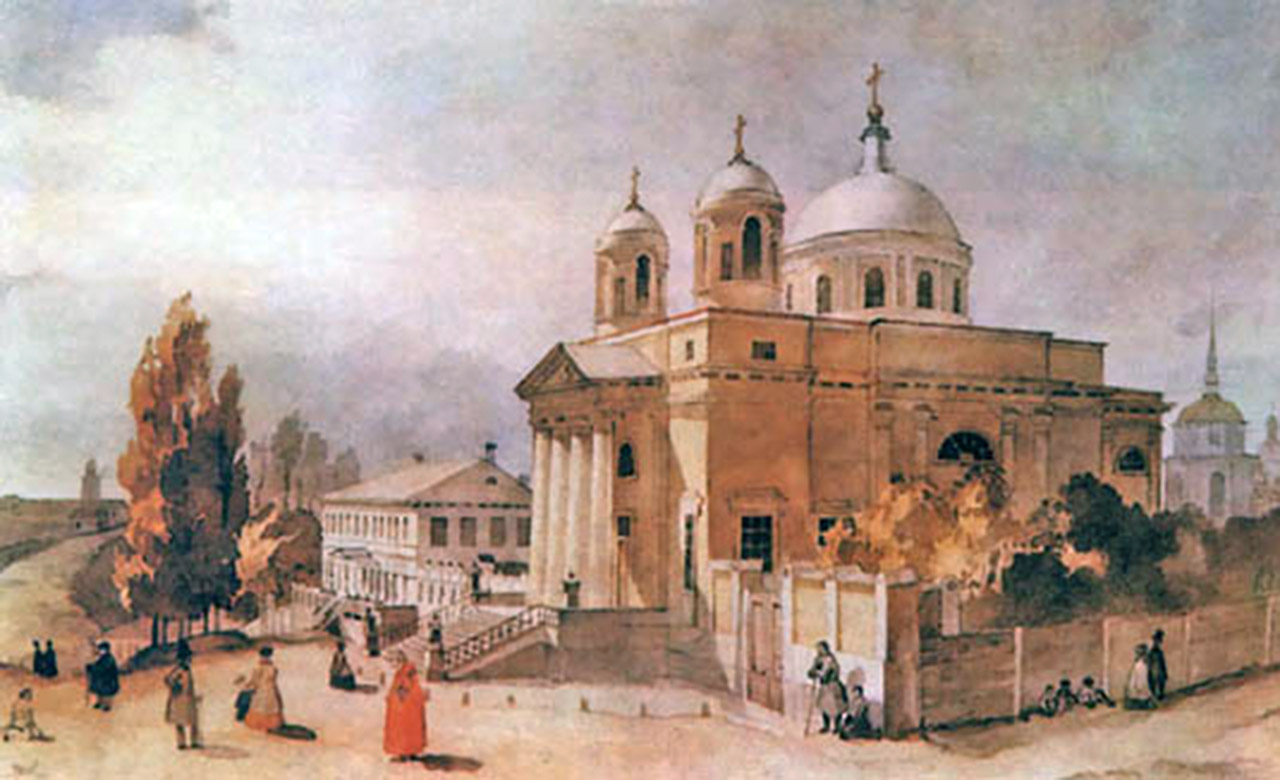 Kościół Św. Aleksandra w Kijowie pędzla Tarasa Szewczenki