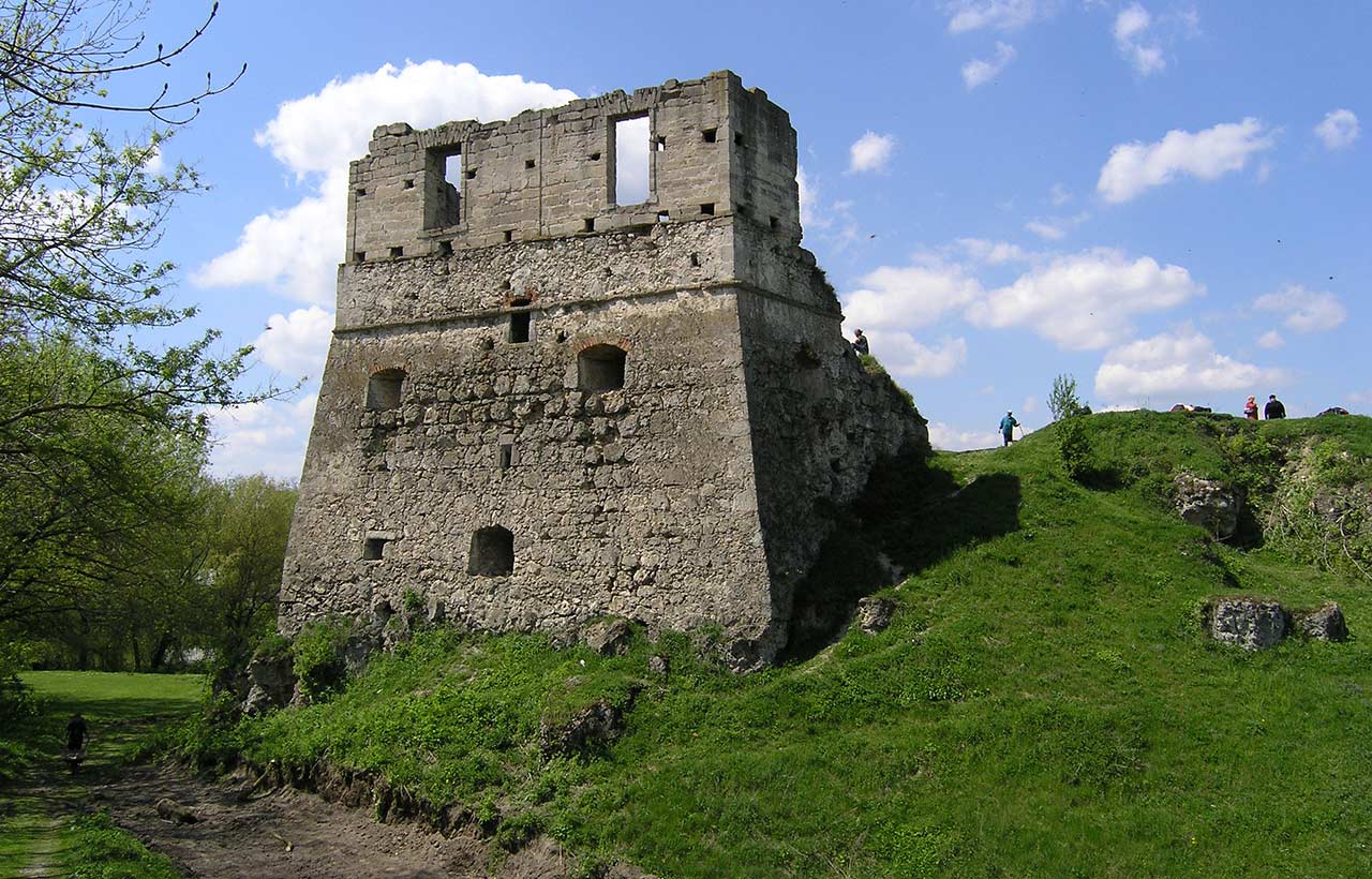 Były zamek Wiśniowieckich w Tokach