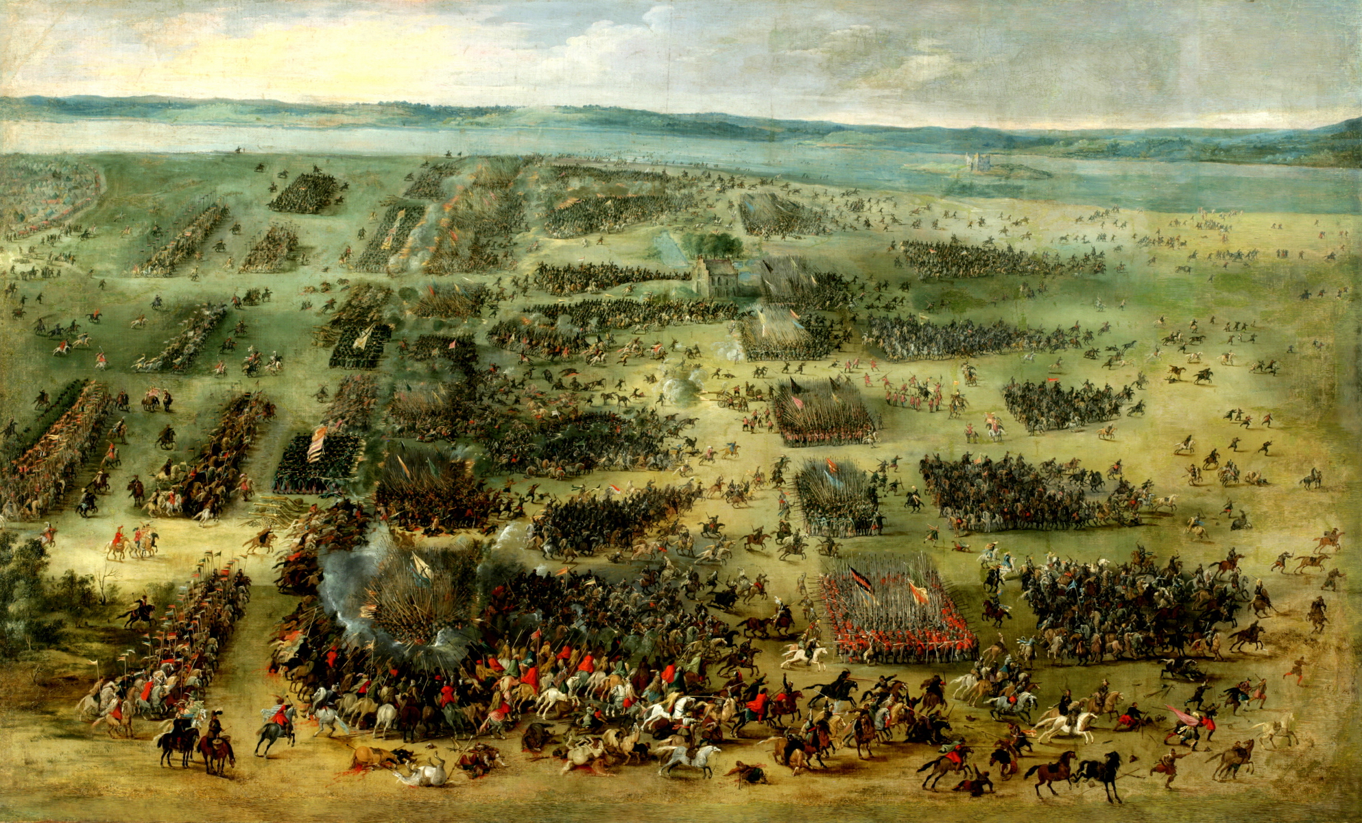 Bitwa pod Kircholmem (1605) na obrazie Pietera Snayersa