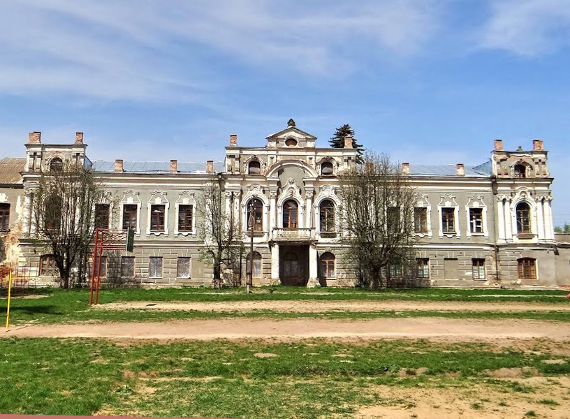 Pałac Zdziechowskich w Pryłuce Starej. Kopia kijowskiego pałacu Maryjskiego. Źródło - panoramio.com 