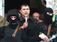 Lider ługańskich terrorystów Walery Bołotow. Źródło - unian.ua